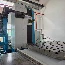 台湾远东数控镗铣床BMC-135，BT50主轴带齿轮箱，工作.